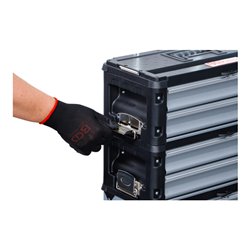 BGS Hartschalen-Werkzeugkoffer-Aufsatz 2 Schubladen für Art. 2002