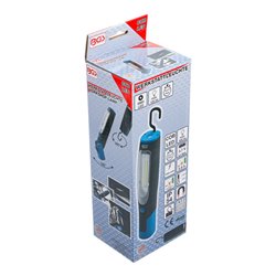 BGS COB-LED-Werkstattleuchte mit Magnet und Haken