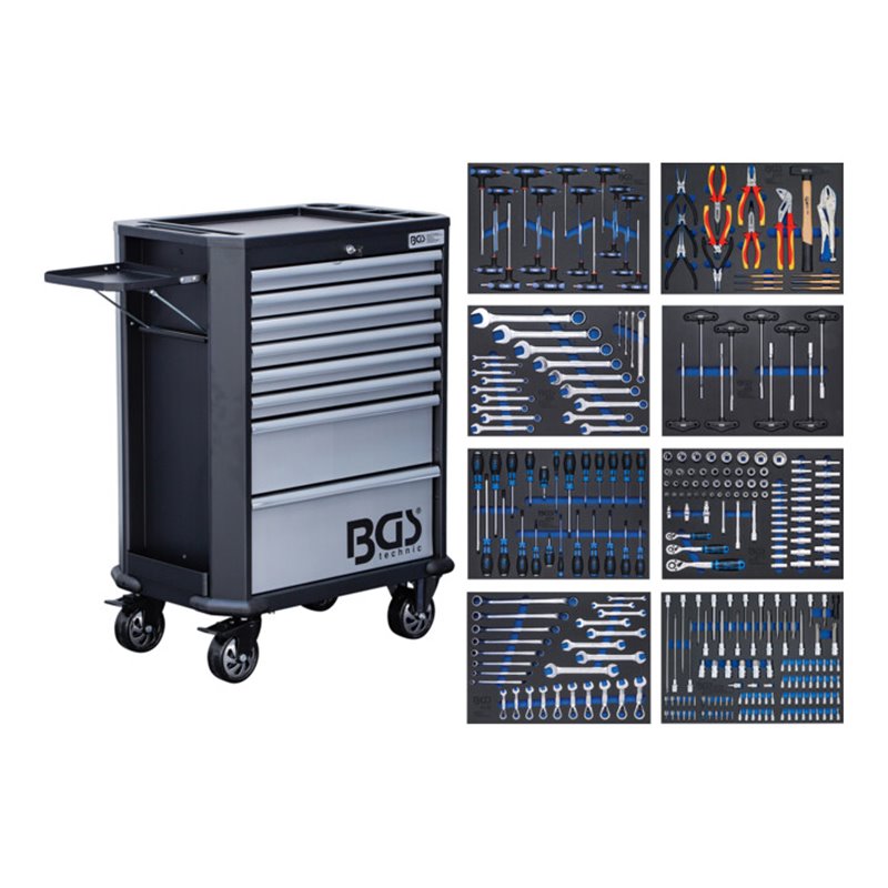 BGS Werkstattwagen 8 Schubladen mit 299 Werkzeugen