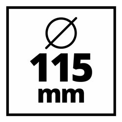 Einhell Akku-Winkelschleifer TC-AG 18/115 Li Kit 4,0Ah