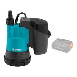 GARDENA Akku-Klarwasser-Tauchpumpe 2000/2 18V P4A solo