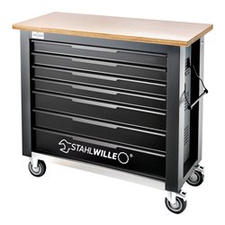 Stahlwille Mobile Werkbank WB 625 7 Schubladen anthrazit, RAL 7016 L.500mm x B.1500mm x H.1045mm
