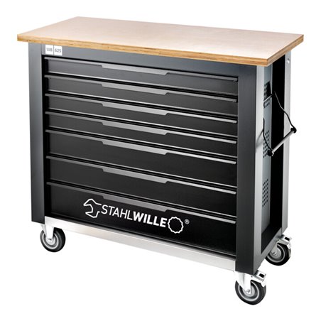 Stahlwille Mobile Werkbank WB 625 7 Schubladen anthrazit, RAL 7016 L.500mm x B.1500mm x H.1045mm