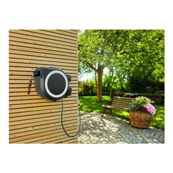 GARDENA Wand-Schlauchbox RollUp XL (weiß) 35 m