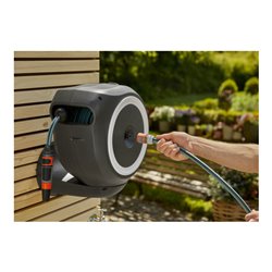 GARDENA Wand-Schlauchbox RollUp M (weiß) 20 m