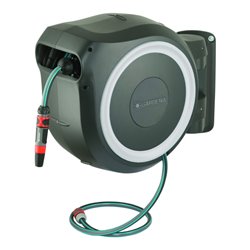 GARDENA Wand-Schlauchbox RollUp M/L (weiß) 25 m