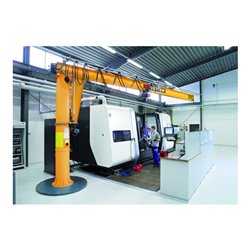 Vetter Säulenschwenkkran MEISTER Verbundanker-System Elektrokettenzug 500kg, 5,0m