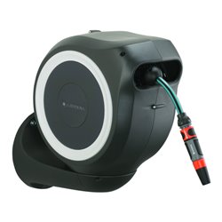 GARDENA Wand-Schlauchbox RollUp S (weiß) 15 m