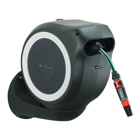 GARDENA Wand-Schlauchbox RollUp S (weiß) 15 m