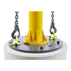 Vetter Mobiler Säulenschwenkkran MOBILUS MOB12-PR1,25-3,0 Elektrokettenzug 125kg, 3,0m