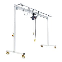 Vetter Portalkran Profi A + Elektrokettenzug mit Handschiebefahrwerk 1600kg, 3,0m