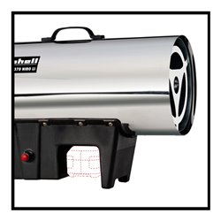 Einhell Akku-Heißluftgenerator GE-HG 18/370 Niro Li-Solo D/AT