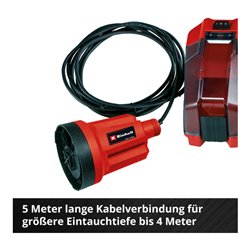 Einhell Akku-Klarwasserpumpe GE-SP 18 LL Li - Solo