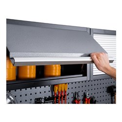 STIER Werkstatteinrichtung Basic 6-teilig mit Lochwand und Multiplex-Arbeitsplatte BxTxH 4235x460x2000mm