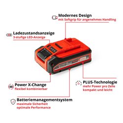 Einhell Akku 18V 4,0Ah Power-X-Change Plus