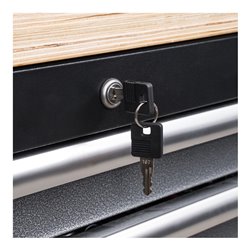 STIER Werkstatteinrichtung Basic 6-teilig mit Lochwand und Multiplex-Arbeitsplatte BxTxH 4235x460x2000mm