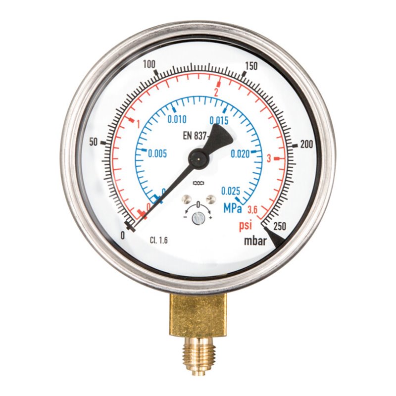 Roller Feinskaliertes Manometer p ≤ 250 mbar