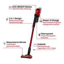 Einhell Akku-Stielstaubsauger TE-SV 18 Li-Solo