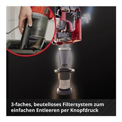 Einhell Akku-Stielstaubsauger TE-SV 18 Li-Solo