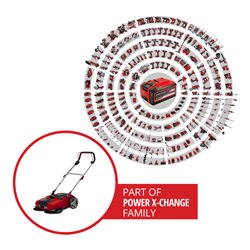 Einhell Akku-Kehrmaschine TE-SW 18/610 Li-Solo