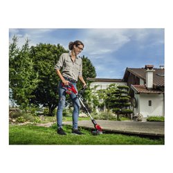 Einhell Rasentrimmer inkl. 2,0 Ah Starter-Kit + Gras-und Stauchschere + 2,5 Ah Starter-Kit + Akku-Lautsprecher