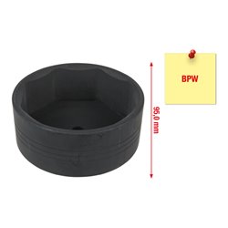 KS Tools Radkapsel-Stecknuss für BPW, 111 mm, 8-kant