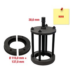 KS Tools Differential-Kegelrollenlager-Abzieher für MAN, 12-tlg