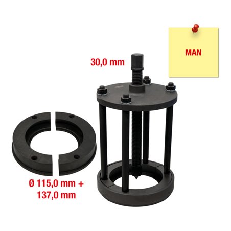 KS Tools Differential-Kegelrollenlager-Abzieher für MAN, 12-tlg