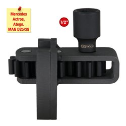 KS Tools 1/2 Zoll Motor-Durchdrehvorrichtung für Mercedes / MAN, 100 mm