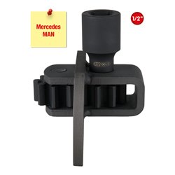 KS Tools 1/2 Zoll Motor-Durchdrehvorrichtung für Mercedes / MAN, 70 mm