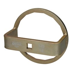 KS Tools 1/2 Zoll Ölfilterschlüssel für Fuso, D. 123 mm / 16 Flächen