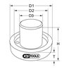 KS Tools Simmerring-Einbauwerkzeug für Scania Getriebe + Hinterachse
