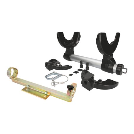 KS Tools Universal Federspanner mit Fangseil und Schraubstockhalter