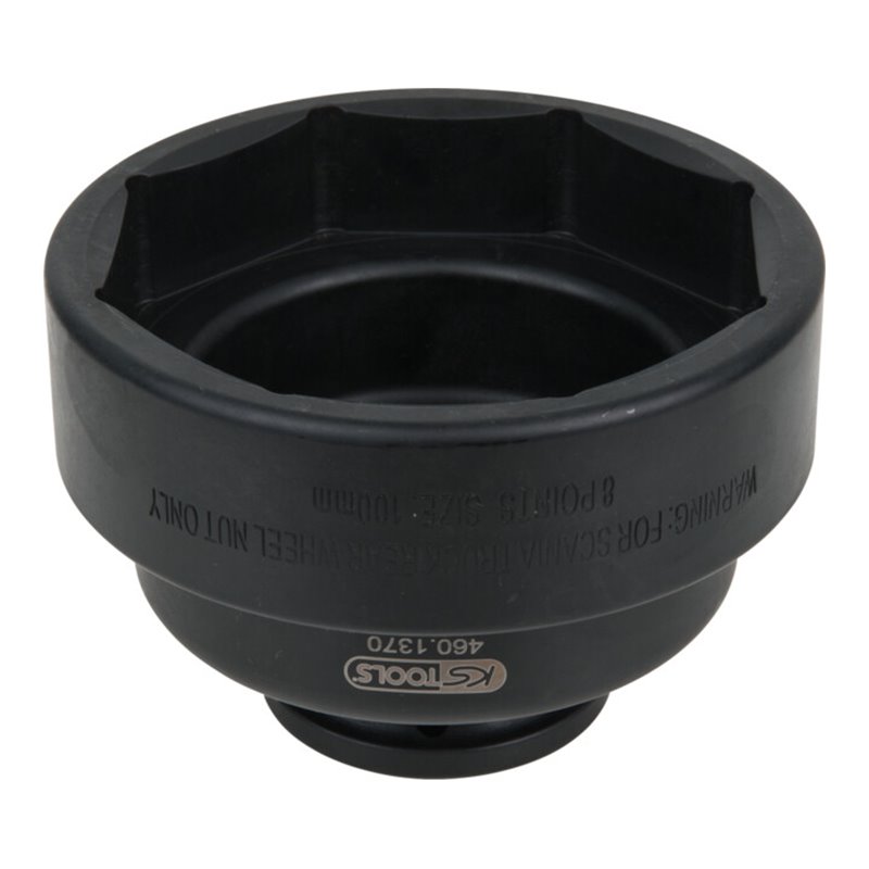 KS Tools 3/4 Zoll Achsmuttern-Schlüssel für Scania, 8-kant, 100 mm