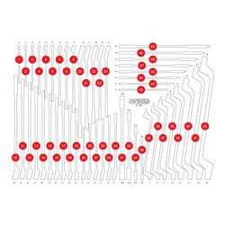 KS Tools Leere Schaumstoffeinlage zu 811.0050