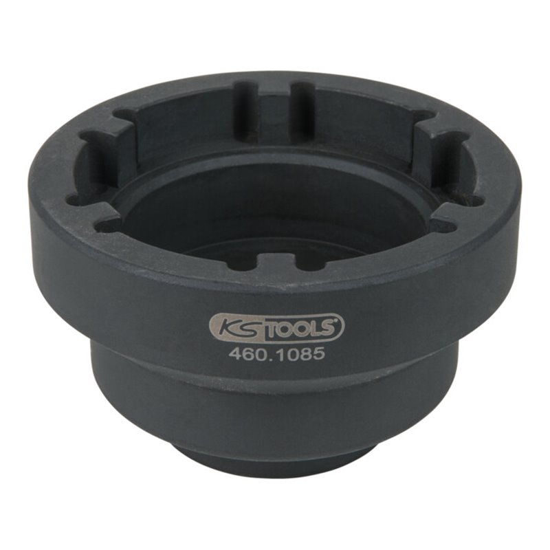 KS Tools 3/4 Zoll Nutmuttern-Schlüssel mit 6 Zapfen für DAF, Innenzapfen D. 66 mm