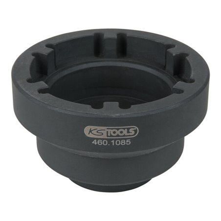 KS Tools 3/4 Zoll Nutmuttern-Schlüssel mit 6 Zapfen für DAF, Innenzapfen D. 66 mm