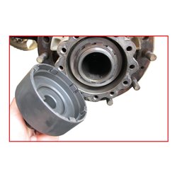 KS Tools 3/4 Zoll Nutmuttern-Schlüssel mit 6 Zapfen für Mercedes und MAN