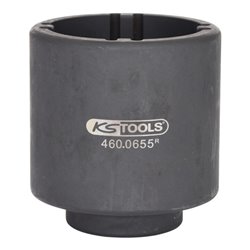 KS Tools 3/4 Zoll Nutmuttern-Schlüssel mit 4 Zapfen für MAN, Innenzapfen D. 53 mm