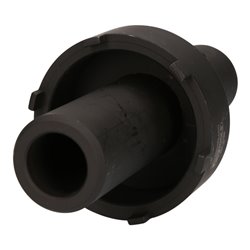 KS Tools 3/4 Zoll Nutmuttern-Schlüssel mit 6 Zapfen, Führungsrohr für Mercedes-Trailer-Achsen, Innenzapfen D. 82 mm