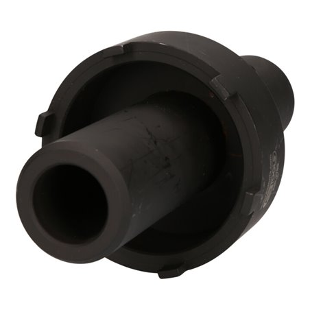 KS Tools 3/4 Zoll Nutmuttern-Schlüssel mit 6 Zapfen, Führungsrohr für Mercedes-Trailer-Achsen, Innenzapfen D. 82 mm