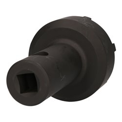 KS Tools 3/4 Zoll Nutmuttern-Schlüssel mit 6 Zapfen, Führungsrohr für Mercedes-Trailer-Achsen, Innenzapfen D. 82 mm