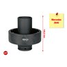 KS Tools 3/4 Zoll Nutmuttern-Schlüssel mit 6 Zapfen mit Führungsrohr für Mercedes, Innenzapfen D. 64 mm