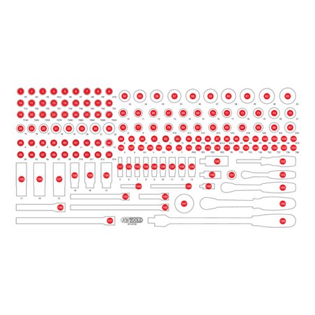 KS Tools Leere Schaumstoffeinlage zu 813.0156
