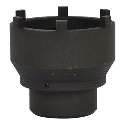 KS Tools 3/4 Zoll Nutmuttern-Schlüssel mit 6 Zapfen für Mercedes und MAN, 95-115 mm