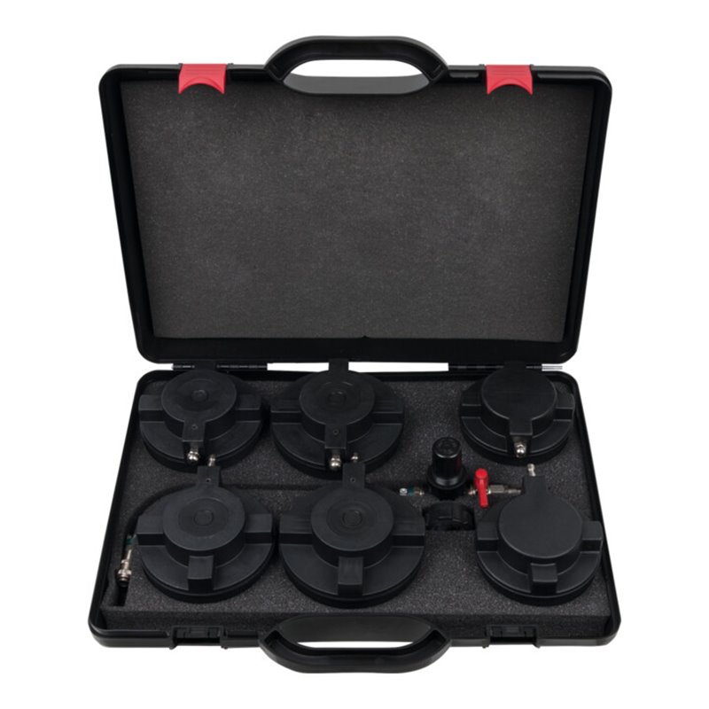 KS Tools LKW Turbolader-Ladeluft-System-Prüfkoffer-Satz, 7-tlg