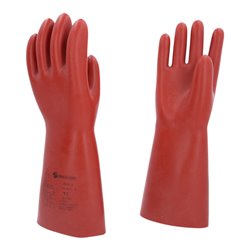 KS Tools Elektriker-Schutzhandschuh mit mechanischen und thermischen Schutz, Größe 11, Klasse 2, rot 11117.0011