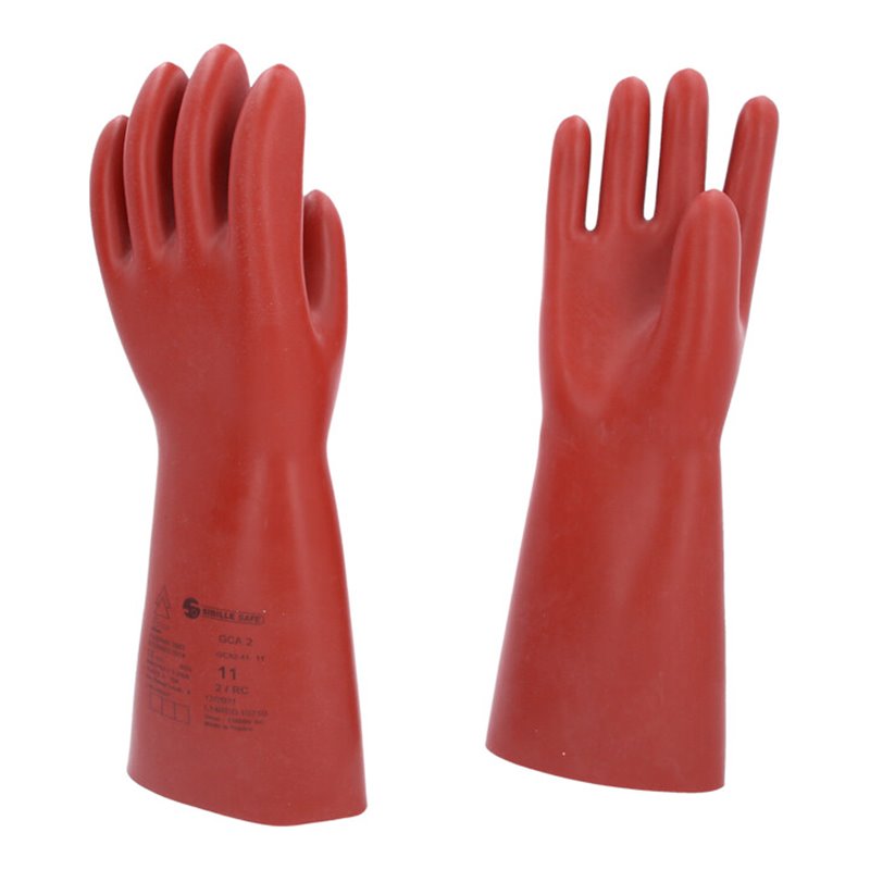 KS Tools Elektriker-Schutzhandschuh mit mechanischen und thermischen Schutz, Größe 11, Klasse 2, rot 11117.0011