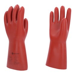 KS Tools Elektriker-Schutzhandschuh mit mechanischen und thermischen Schutz, Größe 11, Klasse 2, rot 11117.0094