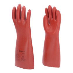 KS Tools Elektriker-Schutzhandschuh mit mechanischen und thermischen Schutz, Größe 10, Klasse 0, rot 10117.0007